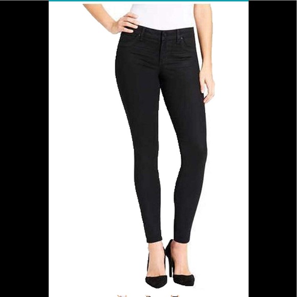 NWT JESSICA SIMPSON MID-RISE SKINNY COATED JEANS - Picture 1 of 6